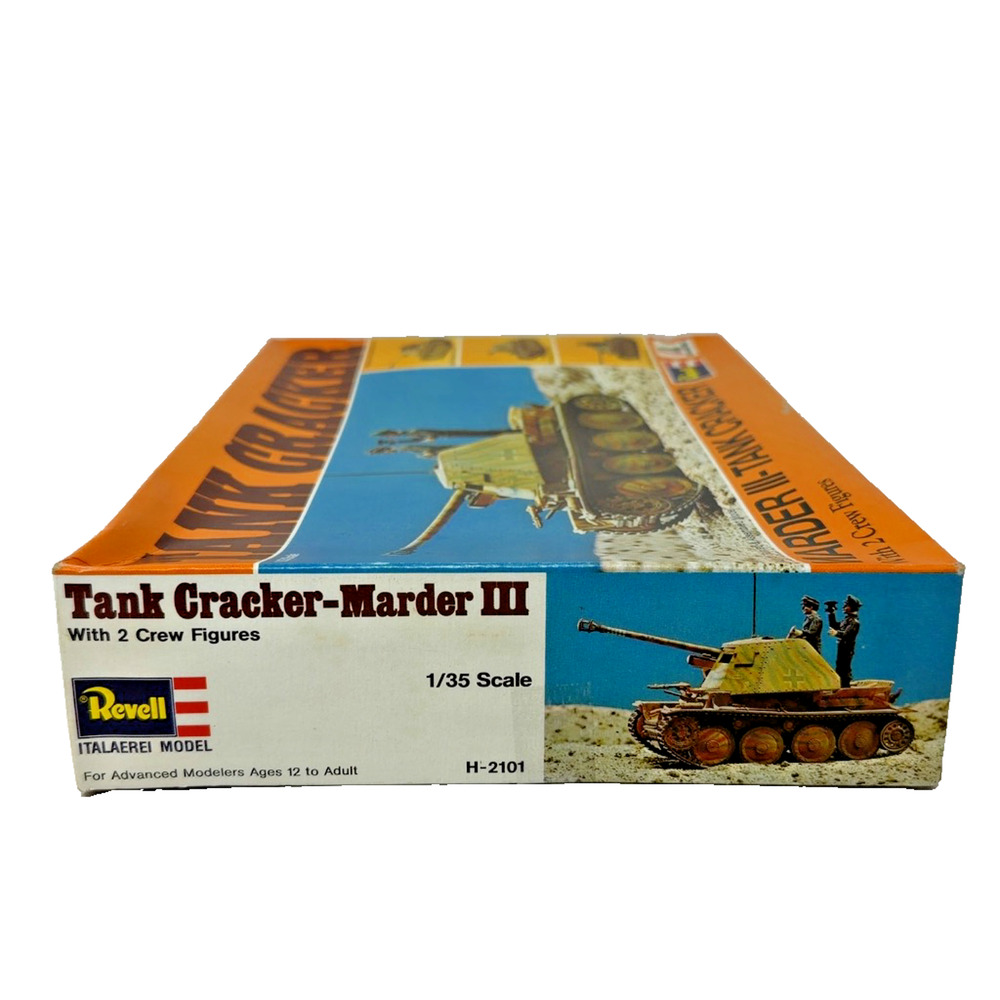 Revell H-2101 Marder III Tank Cracker 1/35 Scale Model Kit 1976 New - Picture 5 of 7
